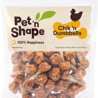 Pet 'n Shape Anatra di Pollo con Riso manubri Natural Dog Treats