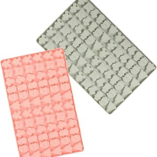 FUNOMOCYA 2pezzi Stampo Silicone Per Biscotti Natalizi Per Cani Mold Per Snack e Dolcetti Per Cuccioli Facile Da Usare e Pulire Colori e Accessorio Per Cani Fatti Casa