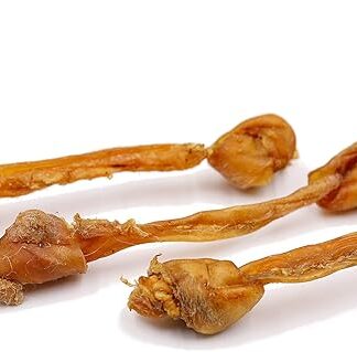 Pelle secca, ossa da masticare per cani, circa 20 cm, 5 pezzi di produzione tedesca, articolo da masticare per grandi e piccini