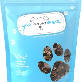 Yummeez Zucchero per Cani di Piccola Caviglia, Senza Cereali, con Elevata Percentuale di Carne, Perfetto per l'allenamento o ricompensa (1 x 175 g)