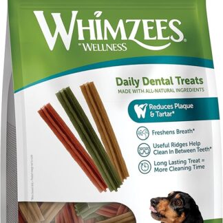 WHIMZEES Stix XS, Stix da Masticare Per l'igiene Dentale per Cani di Molto Piccola Taglia (2-7kg), Ingredienti Naturali, Senza Cereali, 56 Pezzi, Taglia XS