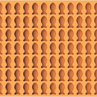 Stampi in silicone per caramelle al cioccolato gommoso, stampi per dolcetti per cani di piccola taglia (pesce)