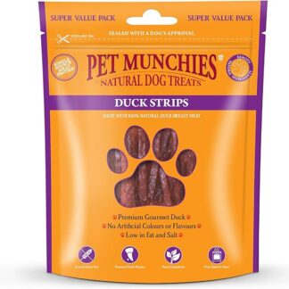 Pet Munchies - Strisce di anatra, 320 g