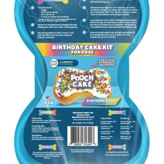 Pooch Cake Dog Birthday Cake Kit – Torta di Compleanno Gusto con Sprinkles