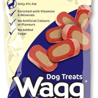Wagg - Snack al tacchino con pochi grassi per cani (confezione da 7) (Taglia unica) (Multicolore)