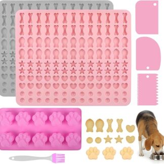 3 pezzi gelato per cani,ghiaccioli per cani,gelati per cani,stampi in silicone,torta per cani,torta cane