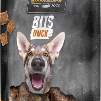 Belcando Bities Duck | Confezione da 4 | 4 x 90 g | Snack per cani | Con tanta carne | Una sola fonte di proteine animali | Senza cereali | Senza zucchero aggiunto