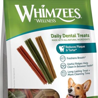 WHIMZEES Stix S, Stix da Masticare Per l'igiene Dentale per Cani di Piccola Taglia (7-12kg), Ingredienti Naturali, Senza Cereali, 28 Pezzi, Taglia S