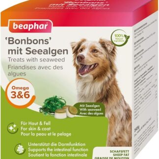 beaphar Lago Tang Caramelle per Cani | Cani perdite erlies | Snacks con Omega 3 6 9 | per appoggio della Flora Intestinale | Senza additivi Artificiali | 245 G