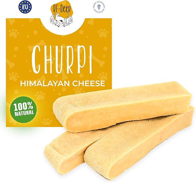 RF - Deer Osso da Masticare per Cani (XXL-1 Pezzo) Secondo la ricetta Himalaya, favorisce l'igiene Dentale, Dentale per Cani, 100% Naturale, Senza conservanti, Ossa da Masticare per Cani