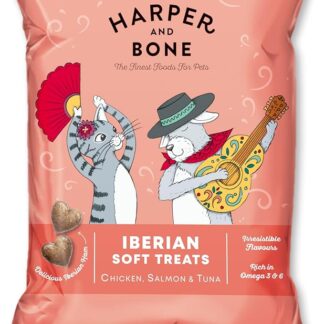 Harper & Bone - Iberian soft Treats - Snacks di Pollo, Salmone e Tonno