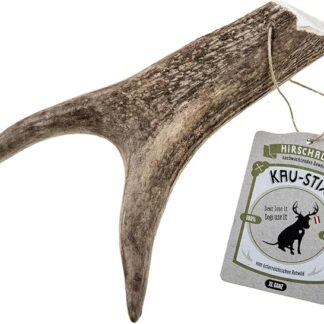 Corno intero di cervo mis.XL raccolto di terra. Snack per cani naturale al 100% Curelty Free