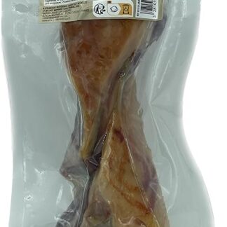 Aime 2 Mezza Ossa per cane al prosciutto - Ossa da masticare per cane al 100% naturale - Dolcetto per cani tutte le razze, tutte le età e tutte le taglie - Premio per cani