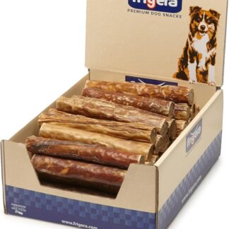 Frigera Bullepees Wrap 35 Pz 1575 g - Snack naturale per cani, senza glutine e cereali, divertimento da masticare a lungo termine, senza additivi