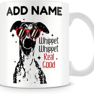 YINGD Tazza divertente per cani, regalo personalizzato – Whippet Whippet vero buono.