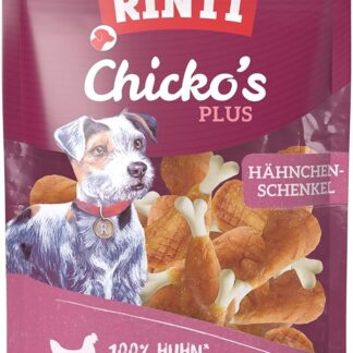 RINTI Chicko Plus - Coscia di pollo con calcio, 12 x 80 g