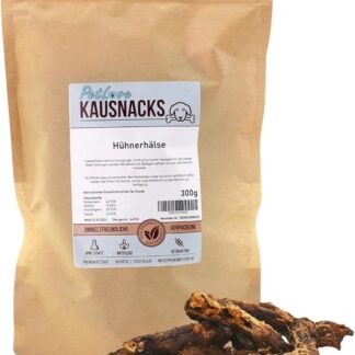 PetLove Colli di pollo per cani e gatti (300 g) · 100% carne · Colli di pollo cane · Spuntini secchi dal pollame per cani · Barf Snack Cane