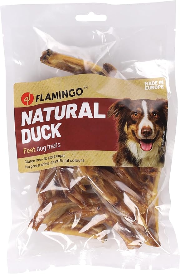 Bastoncini per cani – Piedi di anatra – 200g – naturali – senza glutine – croccanti – ricchi di gusto