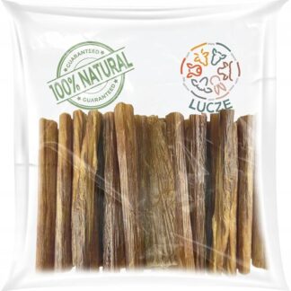 Lucze Colpo di cavallo per cani 500 g, morbido articolo da masticare dal cavallo circa 15 cm, snack sano per cuccioli, cani di piccola taglia e anziani – senza cereali, naturale, molto sottile (500 g