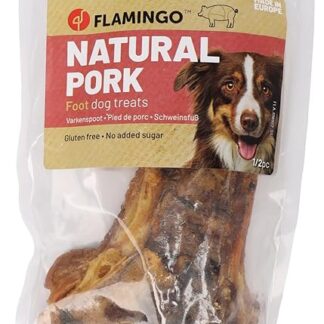 Bastoncini per cani – Snack Nature Zampa di maiale a metà – 226g – senza glutine – senza zuccheri aggiunti – naturale