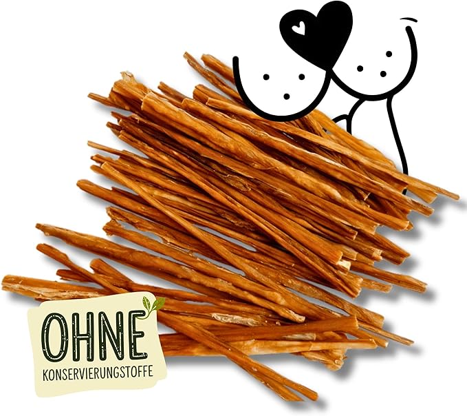 Naturbiss 100% naturale per cani, deliziosi bastoncini da masticare per intestino bovino, 150 g, alternativa per carne secca, secca, a basso contenuto di grassi e ricchi di proteine, senza additivi