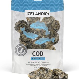 Icelandic+ Cod Skin Rolls Hunde-Leckerlibeutel 85 ml, 3-oz Bag, 1 Stück