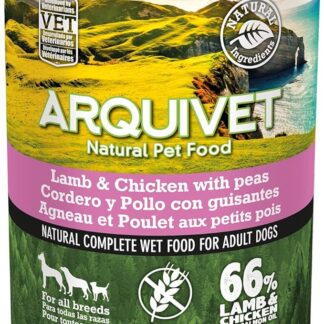 Arquivet Cibo umido per cani adulti, agnello e pollo, non applicabile, 400 g (confezione da 1)
