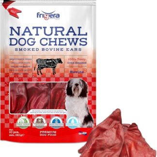 friGERA Smoked Bovine Ears, 10 pezzi