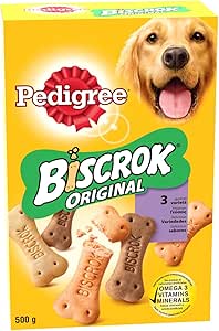 Pedigree Biscrok Multi Mix Snack per Cane, Confezione da 12 x 500 g