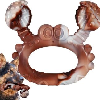 Rrlihjgu Giocattolo per cani indistruttibile, giocattoli per cani per masticatori aggressivi - giocattoli per dentizione per cani indistruttibili | esecutore orale, strumenti per la pulizia dei denti