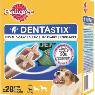 Pedigree DentaStix Mini - Snack per l'igiene orale per cuccioli e cani di taglia piccola (28)