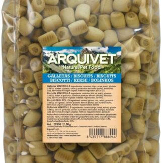 ARQUIVET Biscotti per Cani 'Mini Rolls' - 200 gr - Snack e Premi