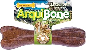 ARQUIVET Pack 24 unità - Arquibone Pollo 12,5 cm - 95 g - ossi per cani - snack per cani