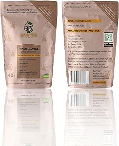 Polmoni bovini - dolcetti liofilizzati - snack ricompensa di alta qualità