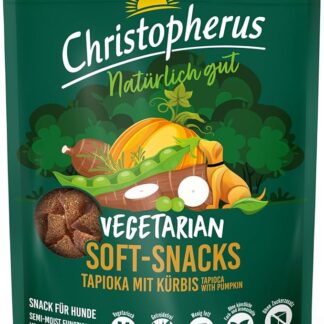 Christopherus Vegetariano - Soft Snack - Tapioca con zucca, 125 g