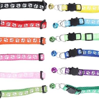VICASKY 12pezzi Collare Decorativo Per Collare Moda Per Animali Domestici Accessori Per e Regolabile e Traspirante Per Quotidiano