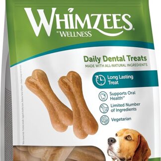 WHIMZEES Ricebone M/L, Stix da Masticare Per l'igiene Dentale per Cani di Media & Grande Taglia (12-27kg), Ingredienti Naturali, Senza Glutine, 9 Pezzi, Taglia M/L