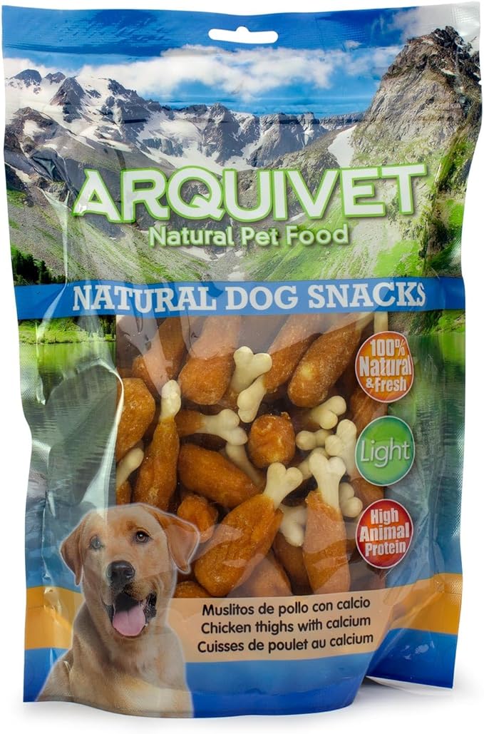 Arquivet - Cosce di pollo (1 Kg) - Snack naturali per cani