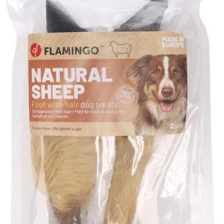 Bastoncini per cani – Snack Nature Piede di pecora con pelo – 200g – senza glutine – senza zuccheri aggiunti – supporta denti e digestione