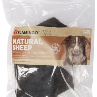 Bastoncini per cani – Snack Nature Naso di pecora con pelo – 150g – senza glutine – senza zuccheri aggiunti – supporta denti e digestione