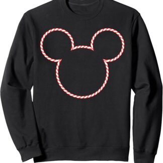 Disney Mickey Candy Cane Sweatshirt