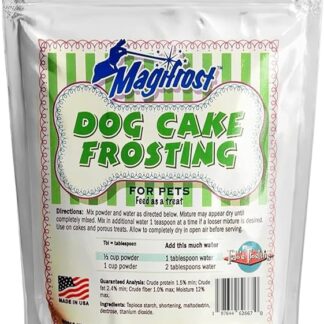 K9Cakery Magifrost - Glassa per torta per cani, perfetta per torte e dolcetti fatti in casa, adatta ai cani, facile da usare, consistenza deliziosamente liscia, ingredienti sicuri e sani (850,5 g)