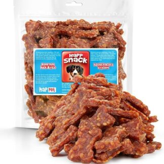 HAPPET Dolcetti morbidi per cani - Cubetti di anatra e riso 500 g - Dolcetti naturali per l'allenamento a basso contenuto di grassi e ad alto contenuto di proteine per l'igiene orale