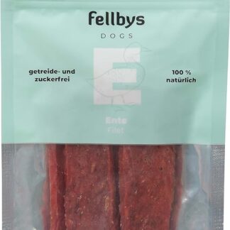 Fellby s spuntini per cani, filetto d'anatra, 250 g