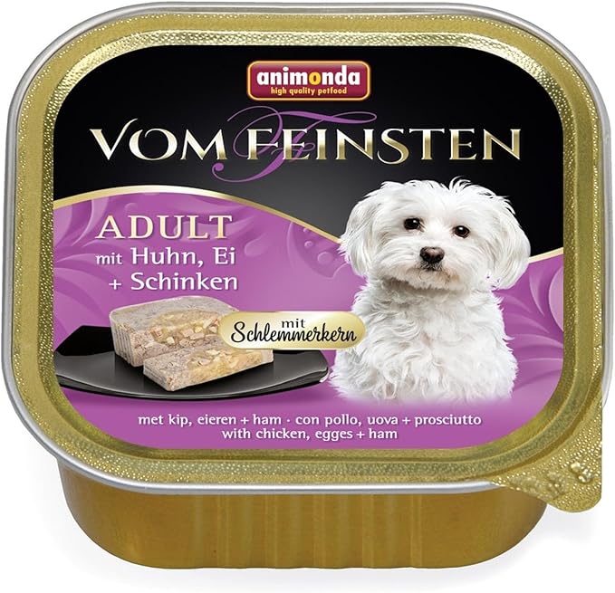 Animonda vom Feinsten Schlemmerkern mit Huhn, EI & Schinken 150g (Menge: 22 Je Bestelleinheit)