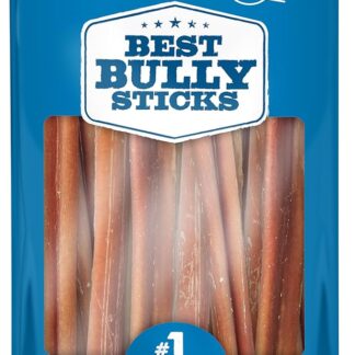 Best Bully Sticks 100% Natural 6 inch Bully Sticks (8 oz. bag) by Best Bully Sticks
