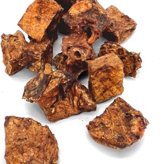 Wuffsnacks - Cubo polmonare per cani, 1 kg, per polmoni bovini secchi, per cani secchi, a basso contenuto di grassi