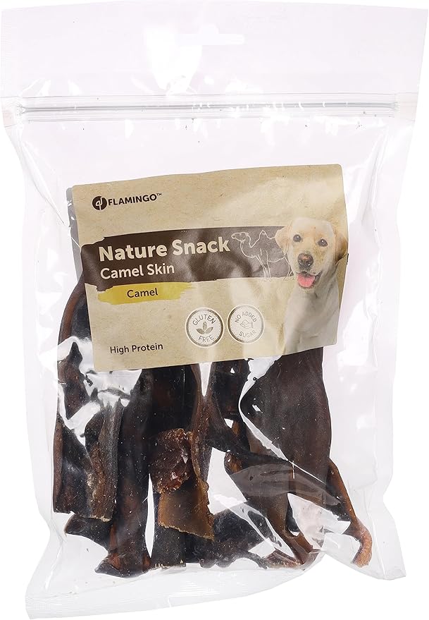 Bastoncini per Cani – Pelle di Cammello – 200g – Naturale – Senza glutine – Prodotto Europeo