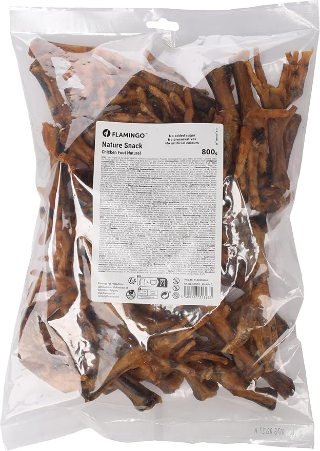 bastoncini per cani – Snack Nature Zampa di Pollo – 800g – croccante snack naturale – senza glutine – senza zuccheri aggiunti – dall’Europa
