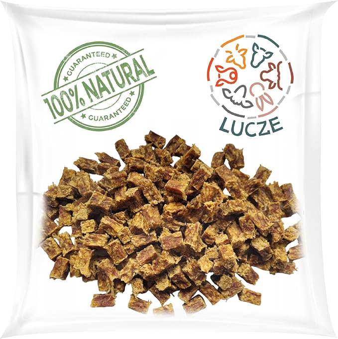 Lucze Premium - Cuccioli per cani da masticare con agnello, senza cereali, 300 g, nocciola da allenamento, 100% naturale, snack per cani